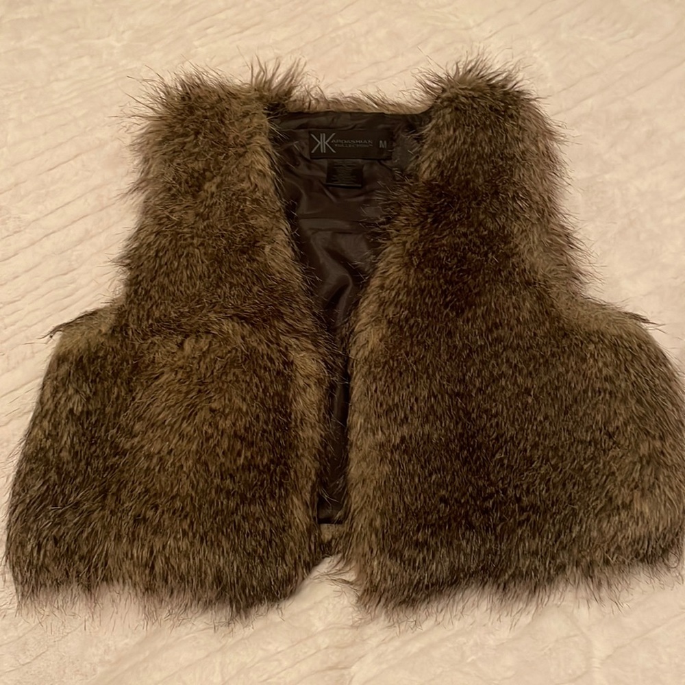 Kim Kardashian Kollection Fur Vest